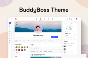 WordPress 定制主题BuddyBoss v2.4.3神仙道：共性化水平到达新高