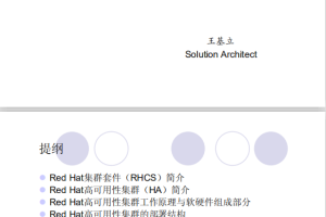 Red Hat高可用集群原理、构建与排错 中文_服务器教程