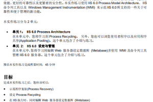 win2003 IIS 6.0 安全设置详解教程 pdf_服务器教程