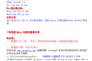 Nginx负载均衡服务器配置_服务器教程