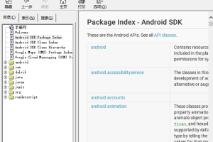 安卓4.4 SDK参考资料参考手册chm版
