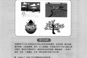 网页设计必读：FLASH CS3动漫设计课堂实录 PDF_美工教程