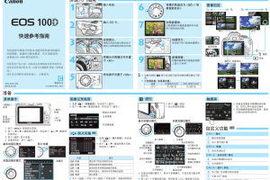 EOS_100D_快速参考指南_美工教程