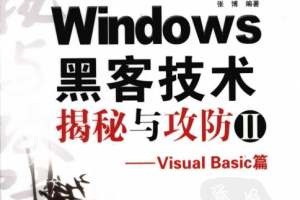 Windows黑客技术揭秘与攻防2-Visual Basic篇 PDF_黑客教程