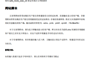 PHP代码审计 中文PDF_PHP教程