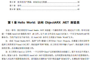 Autodesk官方最新.net开发教程（C#版）共8章 PDF_NET教程