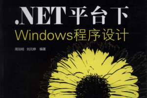 .NET平台下Windows程序设计 pdf_NET教程