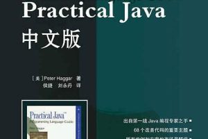 《Practical Java中文版》PDF 下载