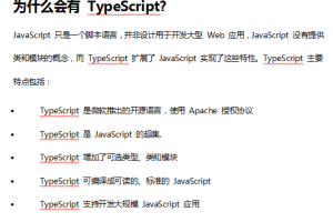 Typescript 入门指南 中文WORD版_前端开发教程