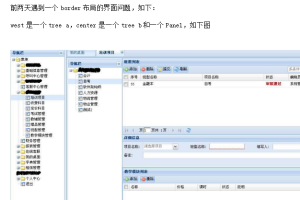 ExtJS布局之border实例 中文WORD版_前端开发教程