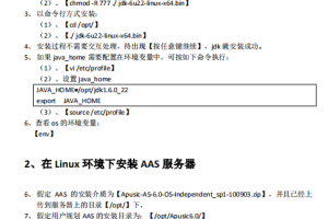 Linux环境下如何搭建AAS集群 中文PDF_操作系统教程