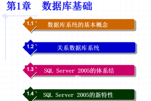 SQL Server 2005数据库技术与应用 大学教案1 数据库基础_数据库教程