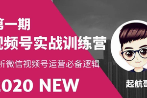 视频号实战训练营：抓信视频号超级红利和流量打造爆款，疯狂出单暴力变现