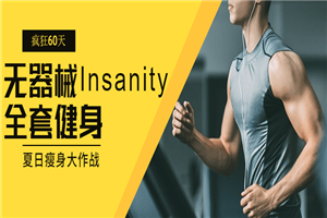 疯狂60天无器械Insanity全套健身