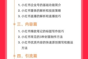 小红书引流与变现：从0-1手把手带你快速掌握小红书涨粉核心玩法进行变现