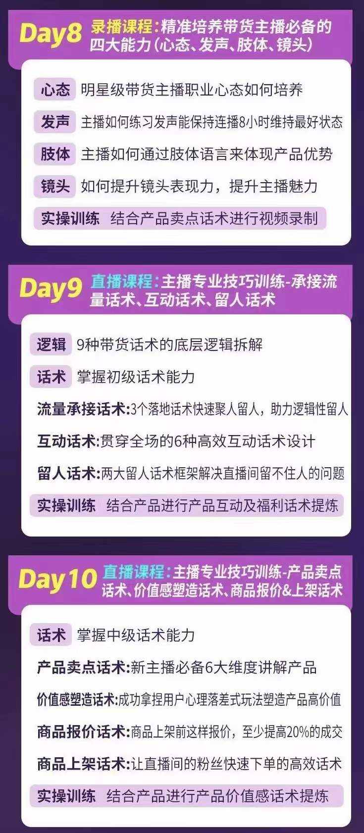 完美家族·金牌主播实战进阶营 普通人也能快速变身金牌带货主播 (价值3980)插图3