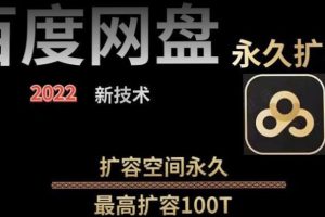 【实用精品】百度网盘无限扩容技术，外面卖399的，自用或出售都可以