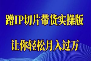 2023蹭这个IP切片带货实操版，让你轻松月入过万（教程+素材）