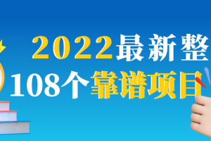 2022最新整理108个热门项目：日入580+月赚10W+精准落地，不割韭菜