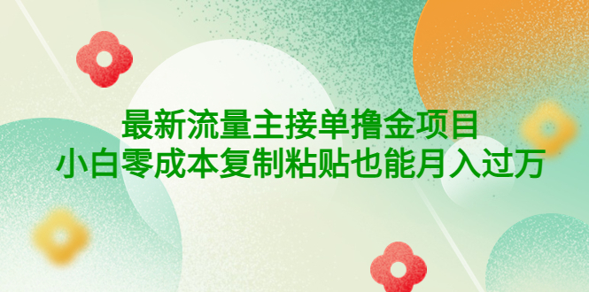 公众号最新流量主接单撸金项目，小白零成本复制粘贴也能月入过万插图