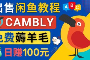 闲鱼赚钱小技巧，每单净赚10元，日赚100元 – 出售Cambly注册教程