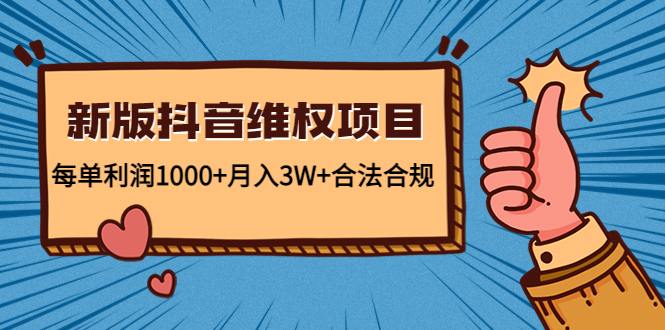 新版抖音维全项目：每单利润1000+月入3W+合法合规！插图