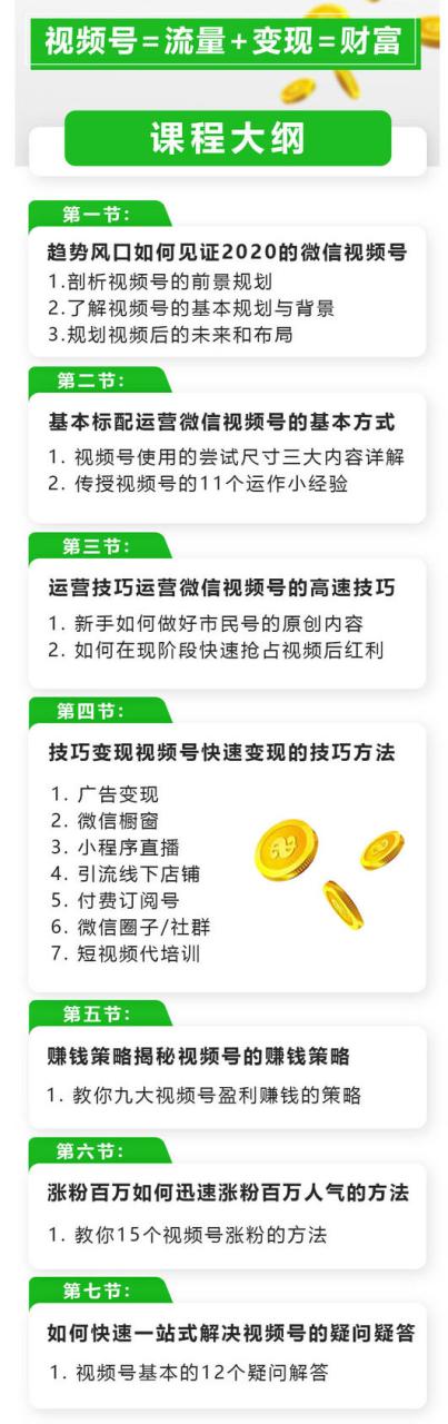 玩转微信视频号赚钱：小白变大咖涨粉百万实现快速变现1000万的现金流插图