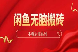 闲鱼无脑搬砖，单账号月入500+多号多鲁