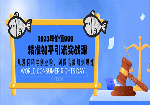 2023价值999的精准知乎引流实战课：从没有精准创业粉 到微信被加到爆红插图