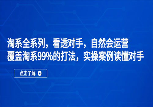 淘系全系列，看透对手，自然会运营，覆盖淘系99%·打法，实操案例读懂对手插图