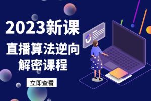 2023新课直播算法逆向解密课程