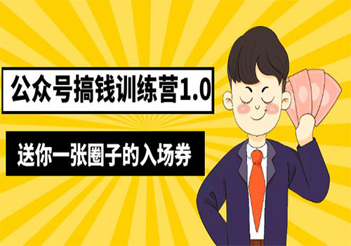 坏坏-公众号搞钱训练营1.0，送你一张圈子的入场券（完整版）价值999元插图