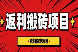 国外返利网项目，返利搬砖长期稳定，月入3000刀（深度解剖）