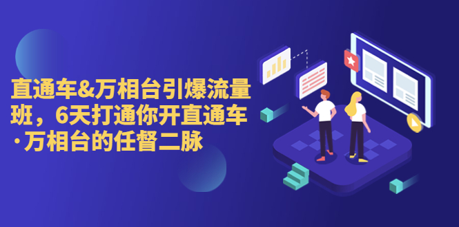 直通车+万相台引爆流量班，6天打通你开直通车·万相台的任督 二脉插图