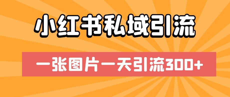 小红书私域引流，一张图片一天引流300+【揭秘】插图