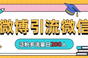 微博引流微信日200人