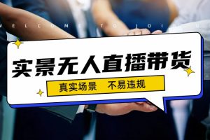 日入500+的实景无人直播带货最新玩法