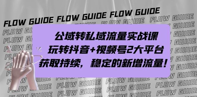 公域转私域流量实战课，玩转抖音+视频号2大平台，获取持续，稳定的新增流量插图