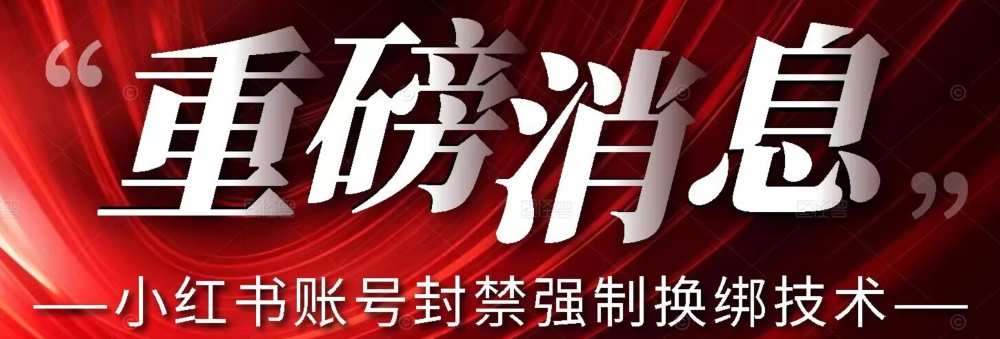 【最新】小红书账号封禁强制换绑技术可日赚300插图