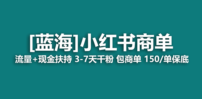 2023蓝海项目【小红书商单】流量+现金扶持，快速千粉，长期稳定，最强蓝海插图