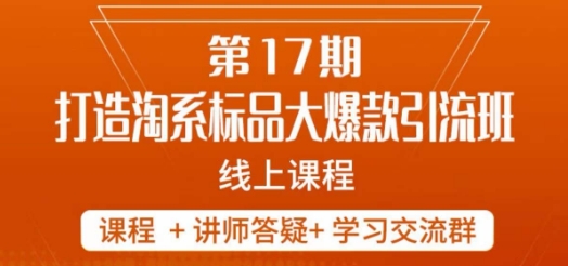 南掌柜-第17期打造淘系标品大爆款，5天线上课插图