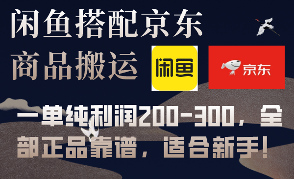 闲鱼搭配京东备份库搬运，一单纯利润200-300，全部正品靠谱，适合新手！插图