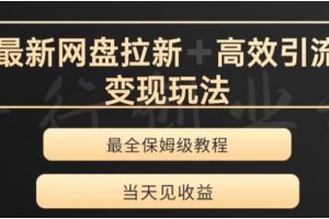 最新最全夸克网盘拉新变现玩法，多种裂变，举一反三变现玩法【揭秘】