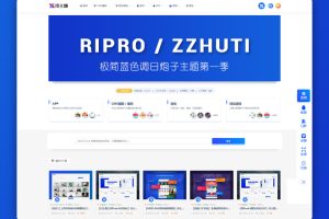 【RIPro6.4子主题UI美化】日主题专业版RIPRO细节美化增加在线自助友链申请与引导会员模块