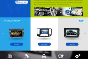 织梦dedecms汽车零件外贸公司网站模板