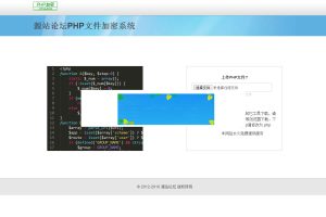 PHP文件在线加密系统网站源码