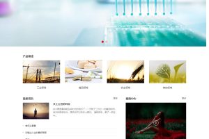 织梦dedecms响应式精细化工化学原料企业网站模板(自适应手机移动端)