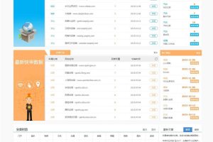 帝国cms内核蓝色大气站长目录导航网站源码