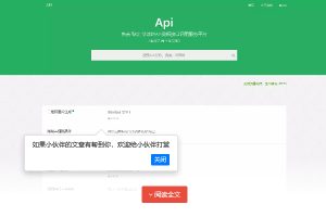 大米API源码v2.0新UI版本全网数据api调用平台引流专用-ss