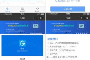 互联网IT公司微信小程序前端源码